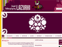 Tablet Screenshot of lazurki.pl